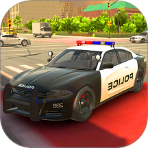 警察驾驶警车模拟