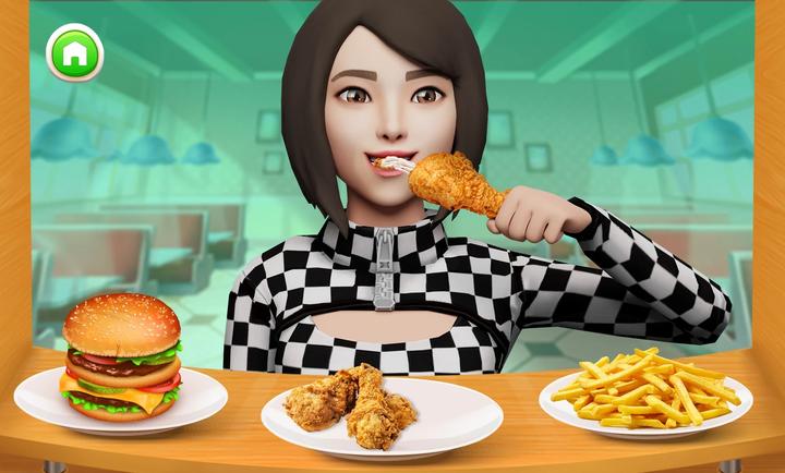 松脆的ASMR食物吃声