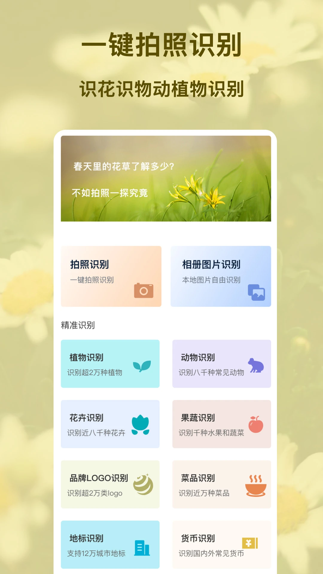 行色识物