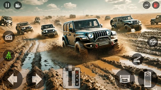 越野吉普车驾驶挑战赛(Offroad Jeep Driving Simulator)