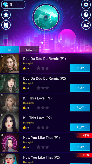 blackpink road眨眼舞池游戏