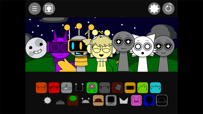 节奏盒子（Sprunki-黑夜模式）