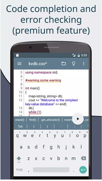 Cxxdroid 简易离线编程软件 v5.56 官方安卓版 Cxxdroid 简易离线编程软件 v5.56 官方安卓版