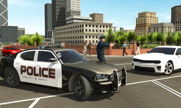 警车追逐驾驶