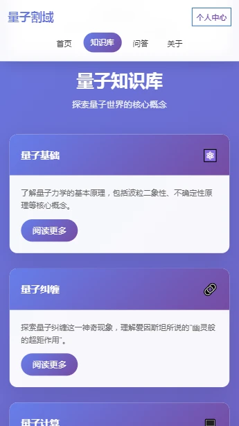 量子割域