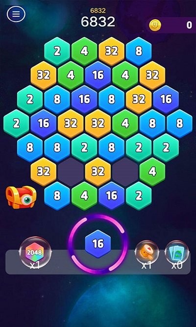 消除六边形2048