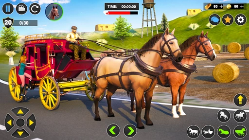 马车运输出租车游戏(Horse Cart Transport Taxi Game) 马车运输出租车游戏(Horse Cart Transport Taxi Game)