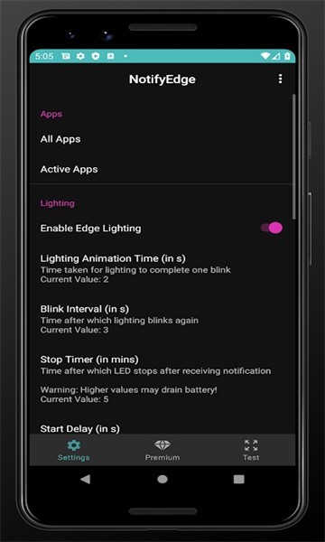 Edge lighting+