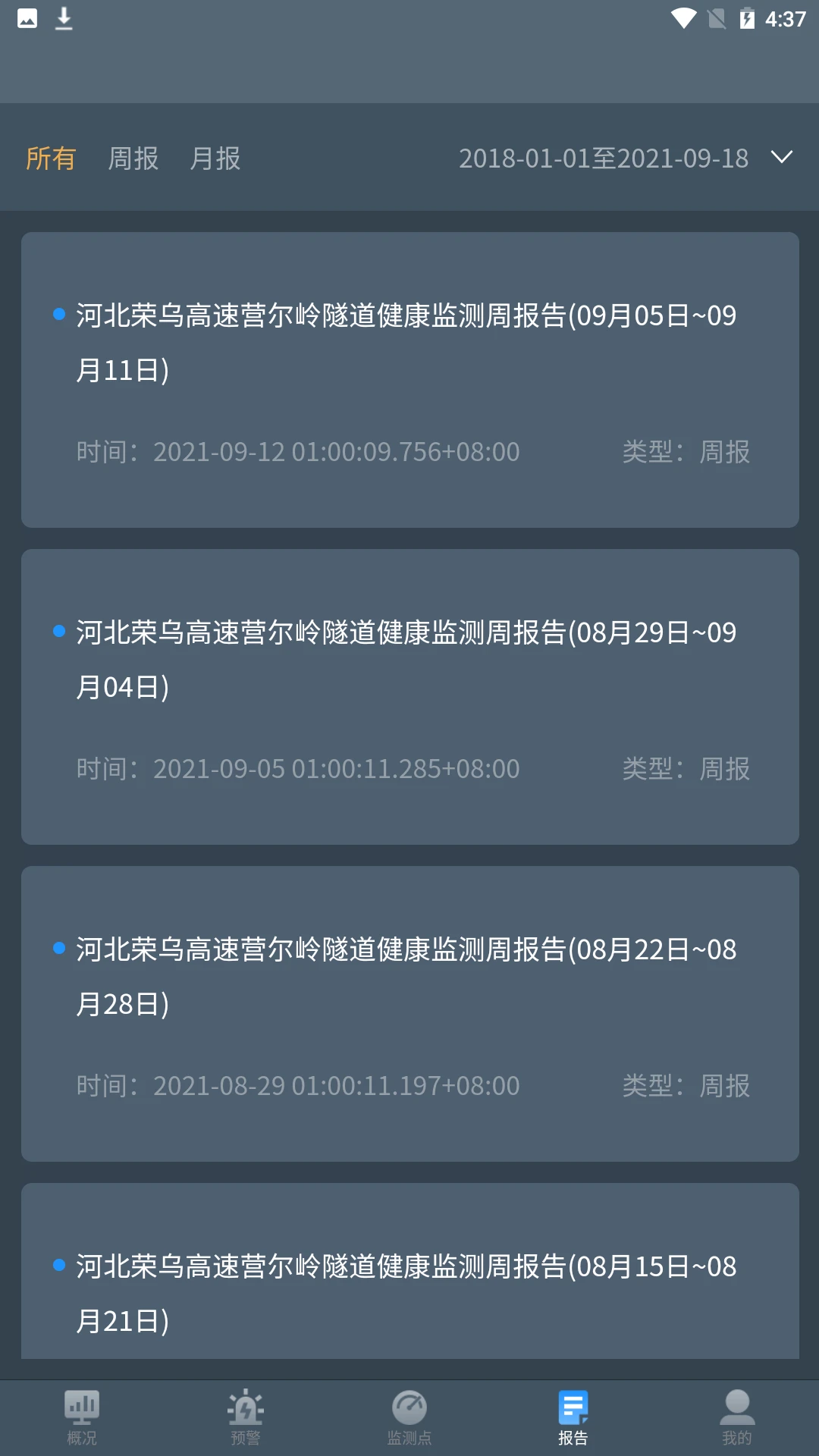 隧道运营监测 隧道运营监测