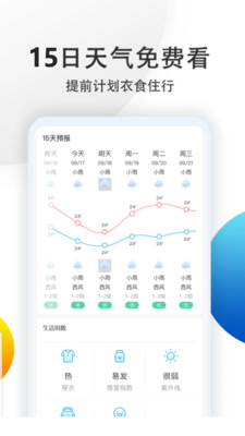 喵汪天气预报查询app