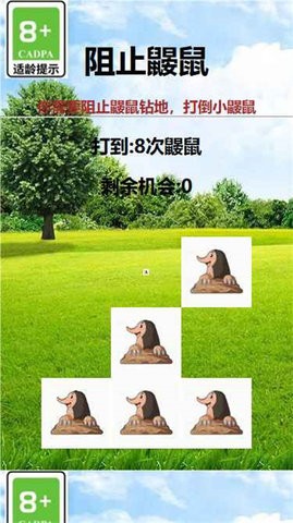 阻止鼹鼠