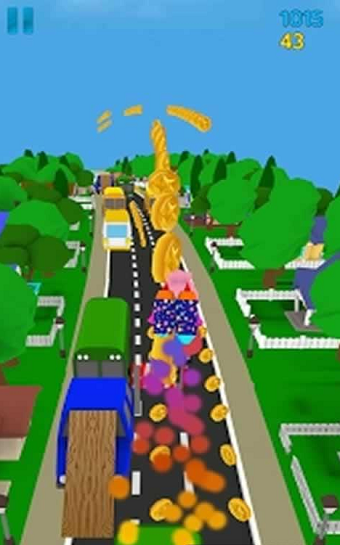 Cool pig run adventure