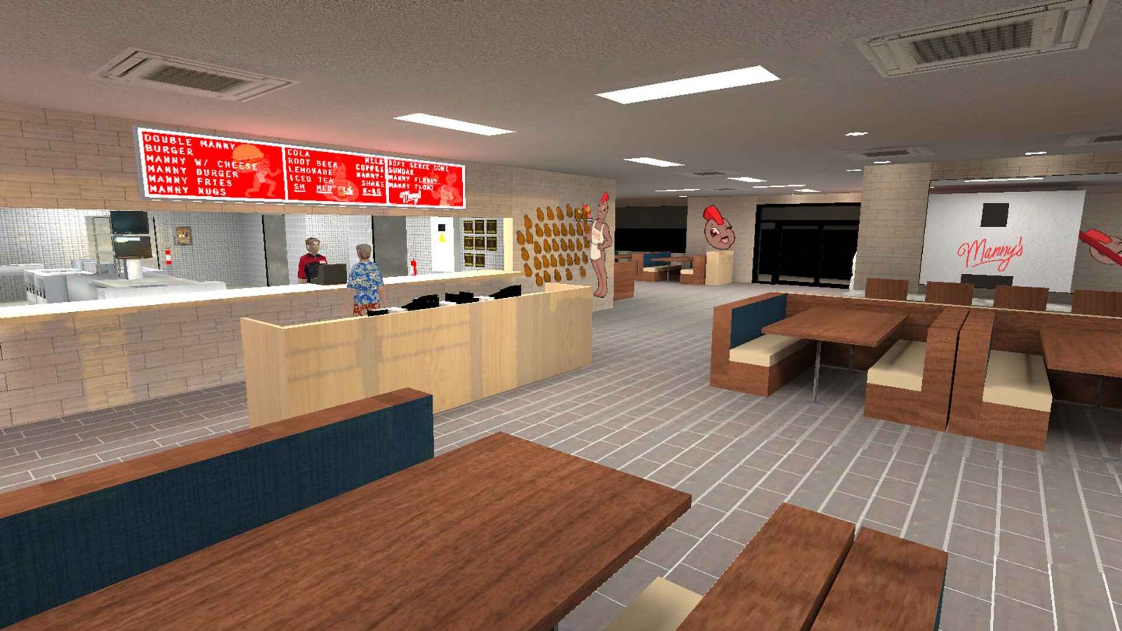 曼尼汉堡店 曼尼汉堡店