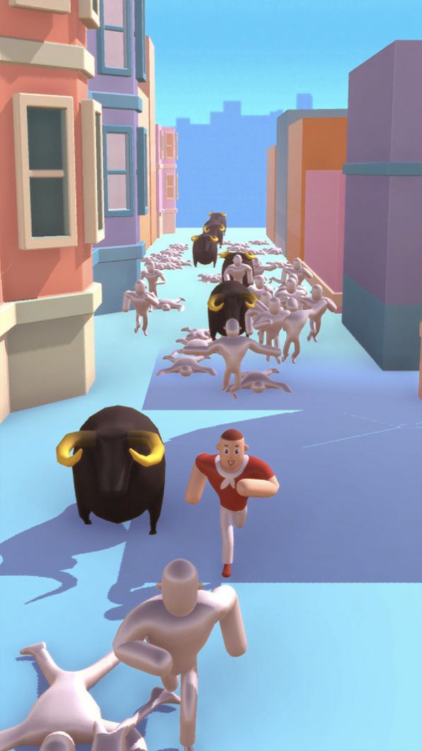 奔跑的公牛 奔跑的公牛