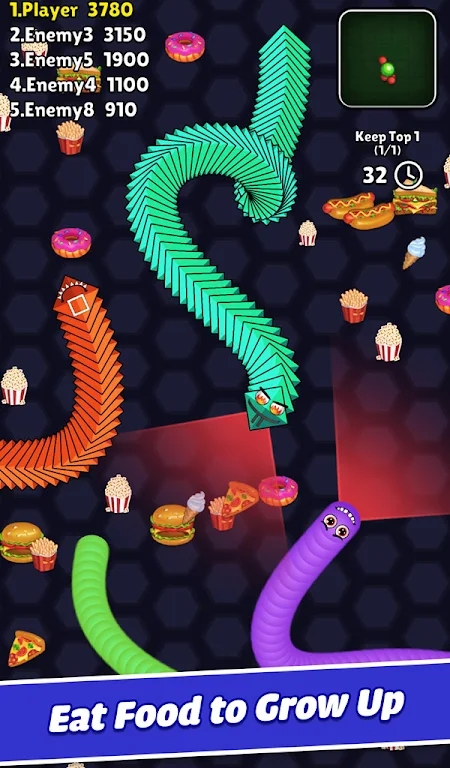 Worm io: Slither snake arena