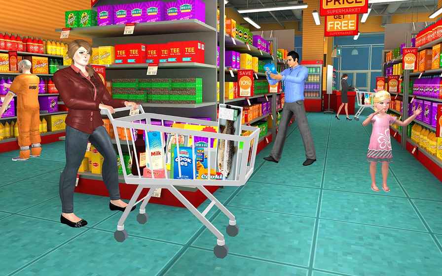 Super Market Shopping Mall Simulator: Urban City