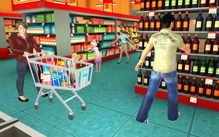 Super Market Shopping Mall Simulator: Urban City