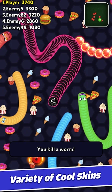 Worm io: Slither snake arena