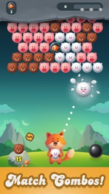 泡泡射击和弹力球 泡泡射击和弹力球