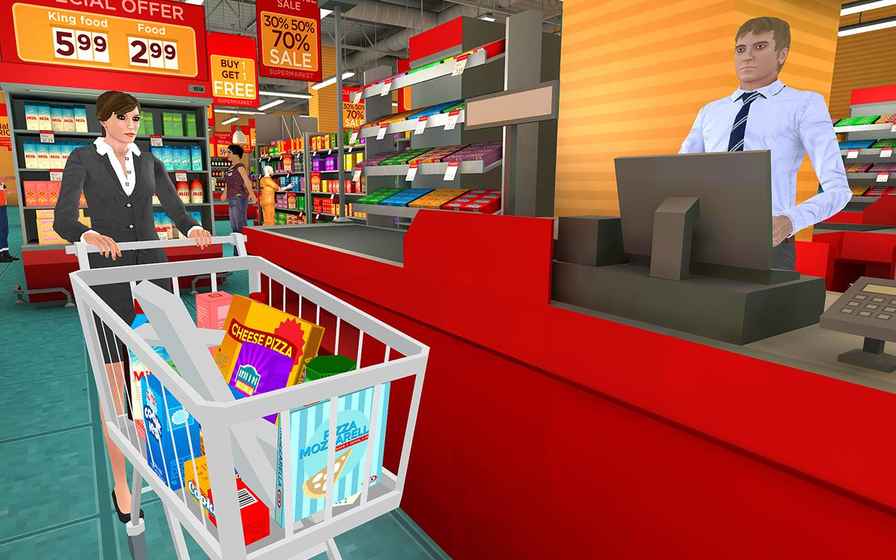 Super Market Shopping Mall Simulator: Urban City