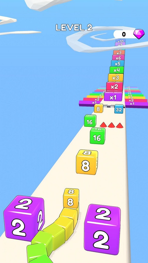 Cube Run 2048