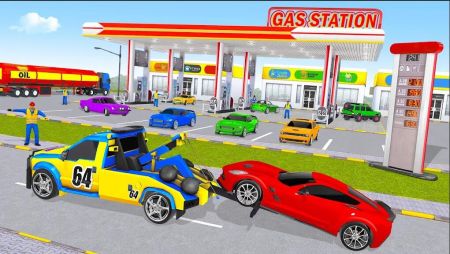 Gas Station Car Driving