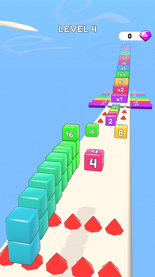 Cube Run 2048
