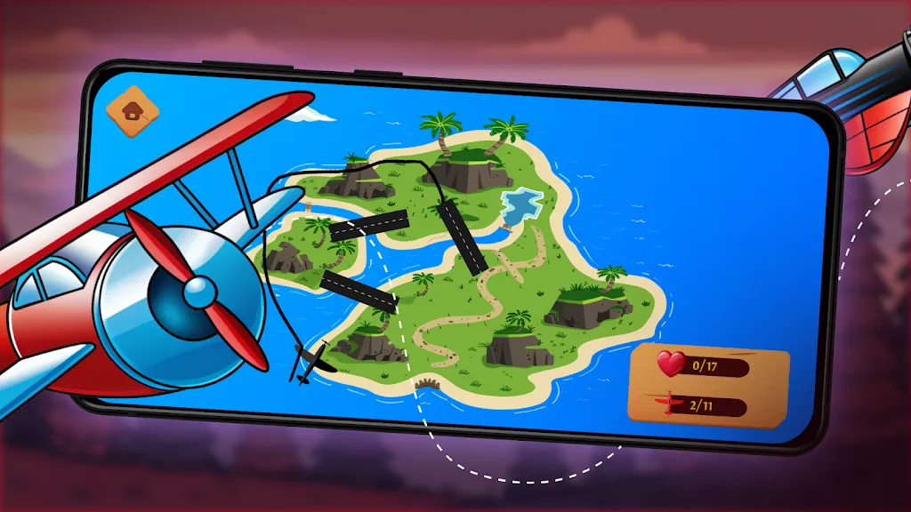 飞机航线岛游戏