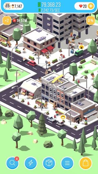 空岛城市建筑大亨最新版(Idle Island City Building Tycoon)