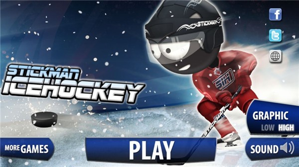 火柴人冰球2023最新版(Stickman Ice Hockey)