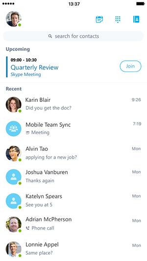 skype手机版