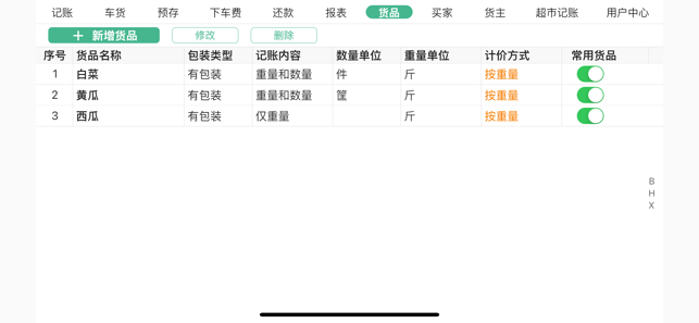 仓巴记账