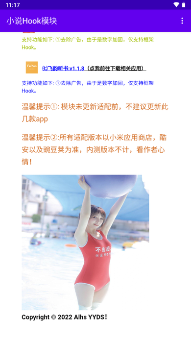 小说Hook模块