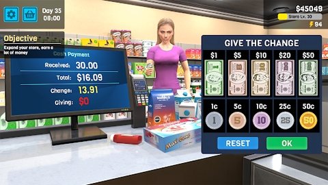 超级市场经理模拟（Super Market Simulator）
