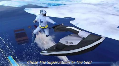 Jetski Water Racing: Superheroes League