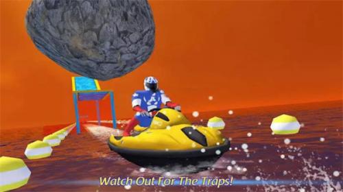 Jetski Water Racing: Superheroes League