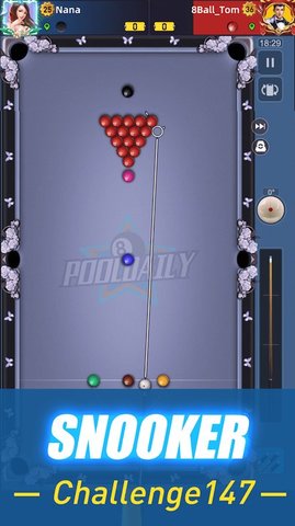 每日台球8球斯诺克(PoolDaily - 8 Ball Snooker)