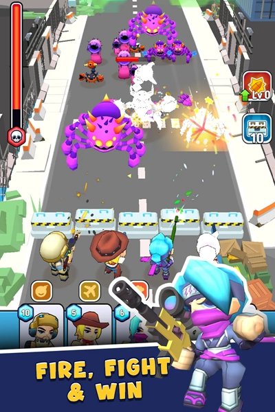 Hero War: Idle Defense