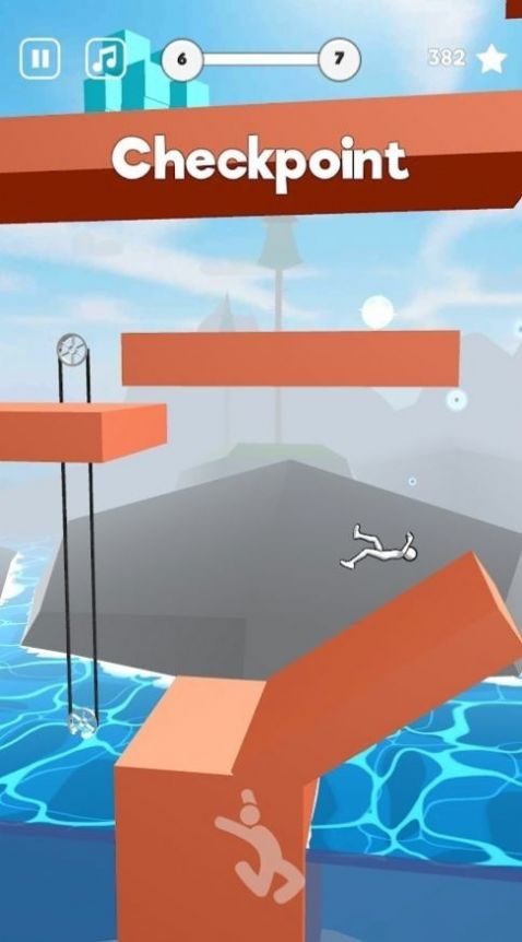 小人特技跳跃小游戏