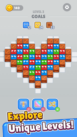 推砖物体组合(Push Tiles)