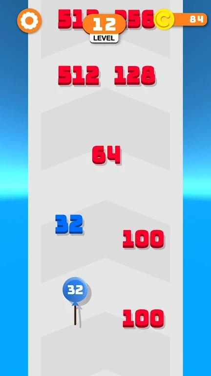 气球数字游戏