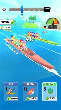 独木舟竞赛ScullingASMR