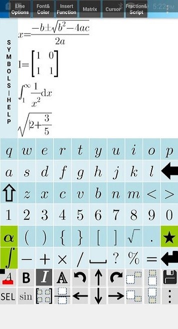 Math Editor数学公式编辑器手机版 Math Editor数学公式编辑器手机版