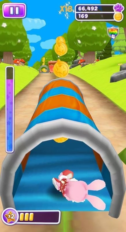 疯狂兔子快跑游戏(bunny run racing) 疯狂兔子快跑游戏(bunny run racing)
