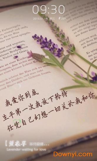 薰衣草等待爱情动态壁纸锁屏 薰衣草等待爱情动态壁纸锁屏