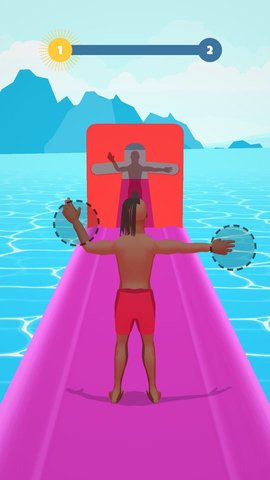 水上人形墙3D