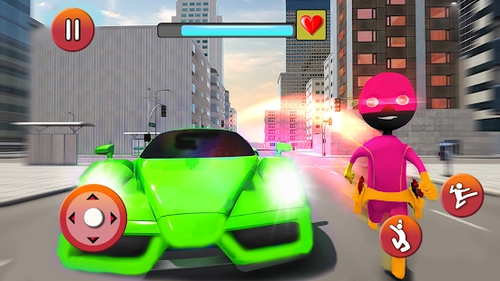 Am Spider Stickman Hero : Light Speed Rescue Sim