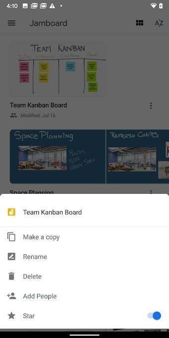 google jamboard(智能白板)