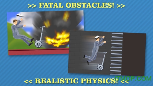 胖子死亡独轮车中文破解版(happy wheels)