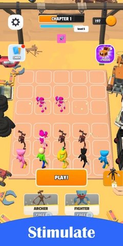 合并疯狂怪物战斗战(Merge Crazy Monster Fight War)